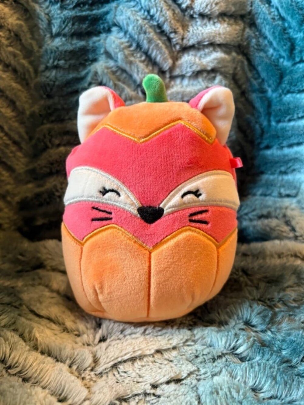 Squishmallows Fifi the Fox in Pumpkin Costume Halloween Plush